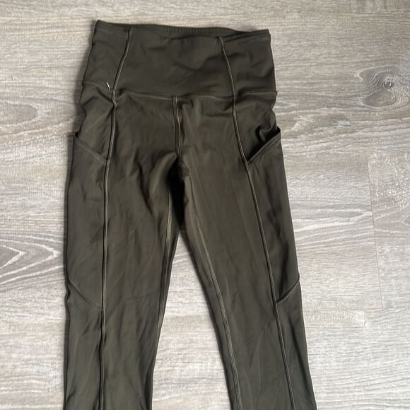 Lululemon 7/8 Tight II *Nulux 25" Dark Olive - Picture 8 of 12